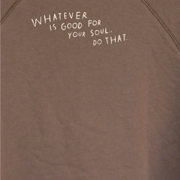 NATURAL LIFE Brown Sweatshirt with Daisy Design - Picture 2 of 3